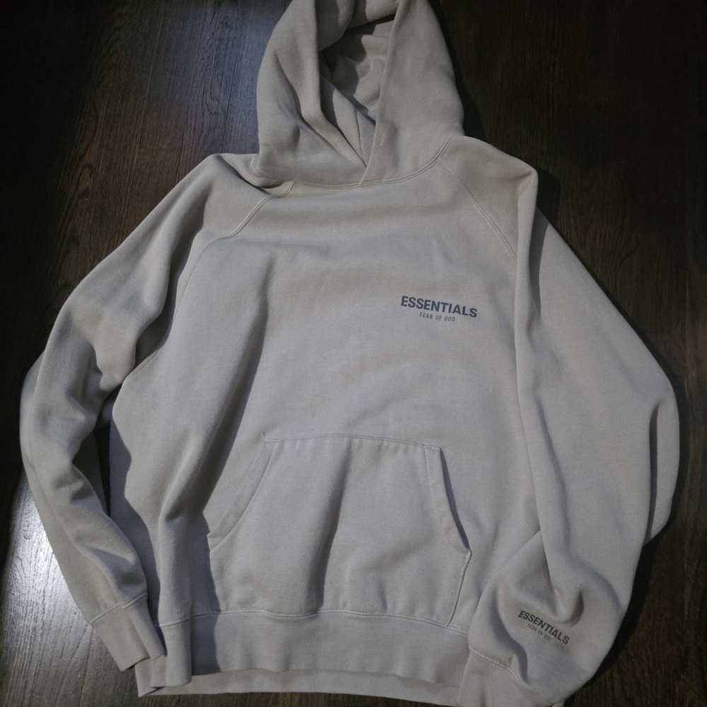 Fear of God Essentials Tan Hoodie